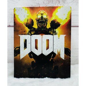 DOOM (PS4, PlayStation 4, 2016) SteelBook ONLY (NO DISC) + Manual - USED